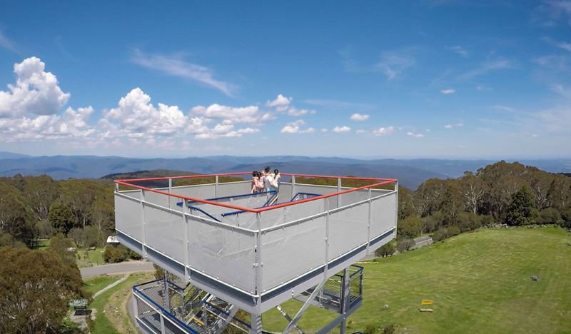 The Mt Donna Buang lookout tower
