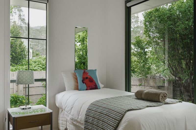 Bedside by the garden window